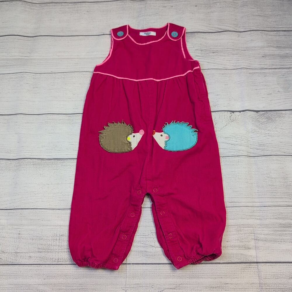 12/18m Baby Boden Corduroy Hedgehog Overalls